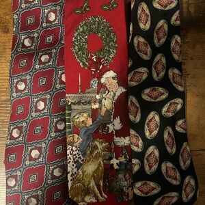 Vintage Silk tie lot Bass, Austin Grey, Reed St James all Italy 100% Silk